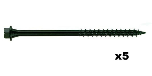 Olylog screws #6 6mm 6x100mm 6x 100mm M6 Ø1/4" x 4"