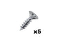 Drawer slide screws #4 4mm 4x25mm 4x 25mm M4 #8 x 1"