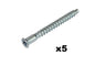 Furniture fixings screws #3,5 3,5mm 3,5x30mm 3,5x 30mm M3,5 #6 x 1 3/16"