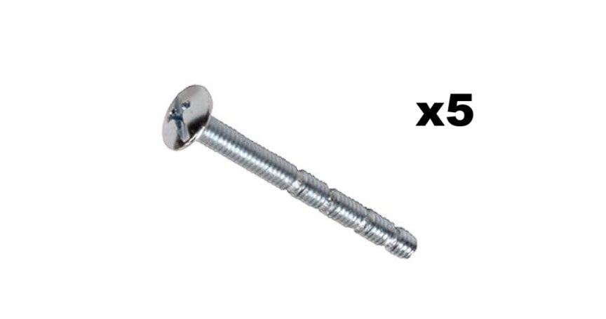 Screwfix cabinet handles #5 5mm 5x40mm 5x 40mm M5 #10 x 1 9/16"