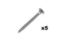 Wood cabinet screws #4,5 4,5mm 4,5x35mm 4,5x 35mm M4,5 #9 x 1 3/8"