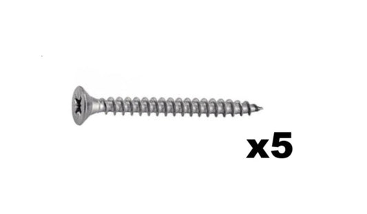 Cupboard screws #4 4mm 4x30mm 4x 30mm M4 #8 x 1 3/16"