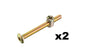 Furniture nuts and bolts #6 6mm 6x100mm 6x 100mm M6 Ø1/4" x 4"
