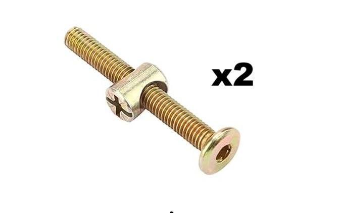 Furniture bolts and barrel nuts #8 8mm 8x120mm 8x 120mm M8 Ø5/16" x 4 3/4"