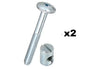 Furniture joining bolts #10 10mm 10x60mm 10x 60mm M10 Ø3/8" x 2 3/8"