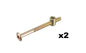 Bed frame bolts and nuts #6 6mm 6x90mm 6x 90mm M6 Ø1/4" x 3 1/2"