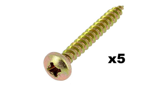 Screw in legs for furniture #5 5mm 5x25mm 5x 25mm M5 #10 x 1"
