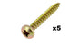 Screw in legs for furniture #6 6mm 6x30mm 6x 30mm M6 Ø1/4" x 1 3/16"