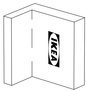Croquis de la pièce détachée  IKEA-10077770