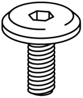 Croquis de la pièce détachée IKEA 119046 ou 123257