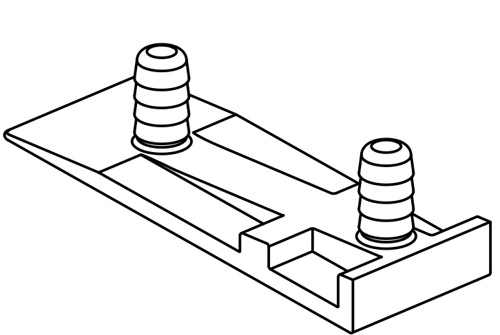 Croquis de la pièce détachée IKEA 130652 / 117439