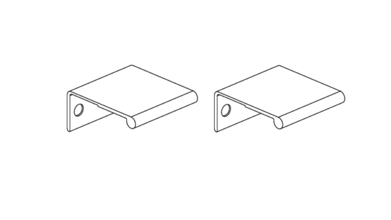Handle 38.5x35x18mm - Poignée Maniglia Asa Griff Handle 38.5 x 35 x 18