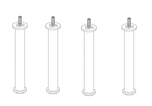 IKEA 10056019 Leg ø45x200mm - Pied Pata Gamba Bein Perna  ø45 x 200 