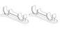 IKEA 10095918 Locking Arm - Bras Verrouillage Bloque Braccio Arm ø23x75mm