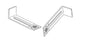 IKEA 10107890 Bracket 28x11x30mm - Support Équerre Soporte Staffa Halterung 