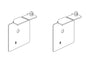 IKEA 10115993 Lock Bracket 72x57x32mm - Support Bloqueo Blocco Verriegelung