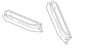 IKEA 158449 Handle 152x36mm - Poignée Tirador Maniglia Griff Manopla 152 x 36