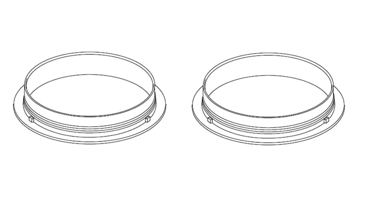 IKEA 158599 Cable Grommet ø75mm - Passe-câbles Passacavo Pasacables ø75 x 13
