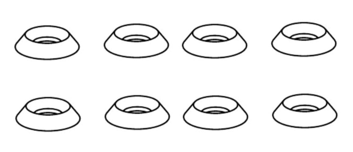 KEA 159169 Washer ø6/13x2.5 - Rondelle Arandela Rondella Scheibe Anilho