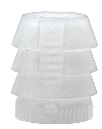 Photo d'une douilles plastique de référence IKEA 102267 pour lit MALM, BRIMNES & LEIRVIK. Inserts sûrs. Livraison rapide disponible.