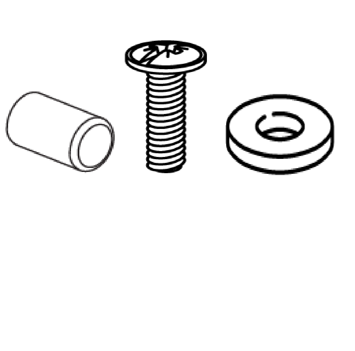 Aluminum Knob Set – M4 Anodized (10x16mm) + Zinc Screw (12x4.8mm) + PA6 Washer (9x0.8mm) (x4)