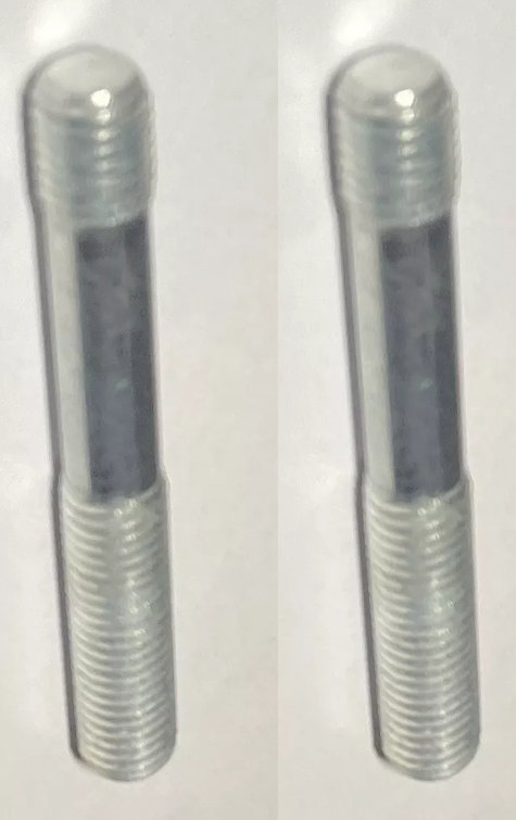 两根双头螺纹杆的照片