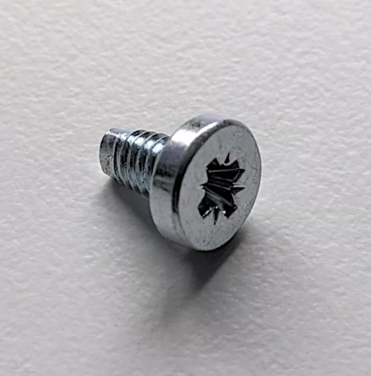 Foto del tornillo IKEA 117327 para la barra telescópica (cruz de fijación y cruz de refuerzo) IKEA 117228, compatible con las camas MALM y BRIMNES