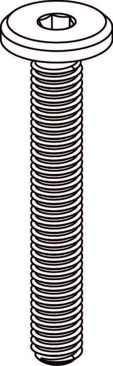 Vis Screw Schraube Tornillo Vite  Ashley Furniture 5/16"x60mm