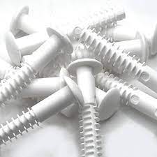 איקאה 110519 (x10) - כיסוי בורג פלסטיק לבן איקאה, 