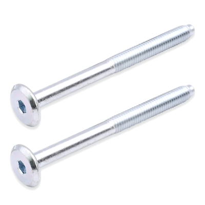 Pack of 4 long M6x70 screws 105236. Replacement hardware for the secure assembly of IKEA bed frames, wardrobes, and other furniture.