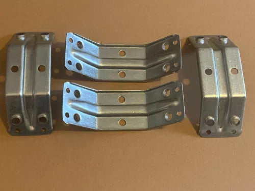 Heavy-Duty Corner Brace Bracket – 82.5x82.5x55mm – Zinc-Plated Steel (x4)