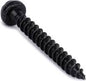 Heavy-Duty Wood Screws – 5.0x40mm – Black Special HEX4, Case Hardened (x10)
